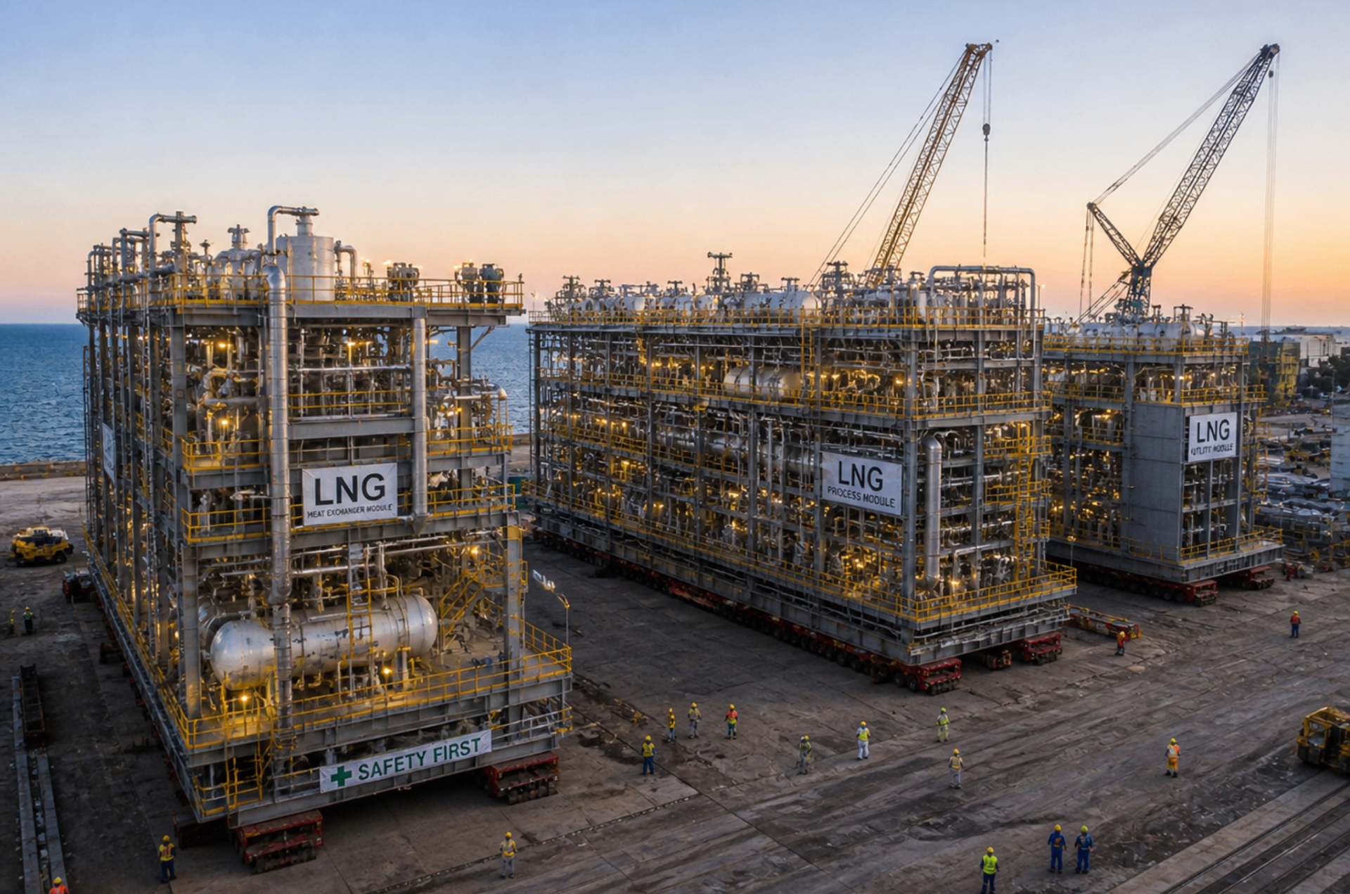 GBS-Based LNG Plant Modules